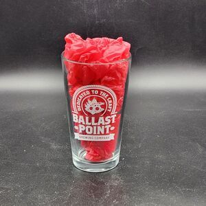 Ballast Point Brewing Company Beer Pint Glass Dedicated to the Craft 12oz